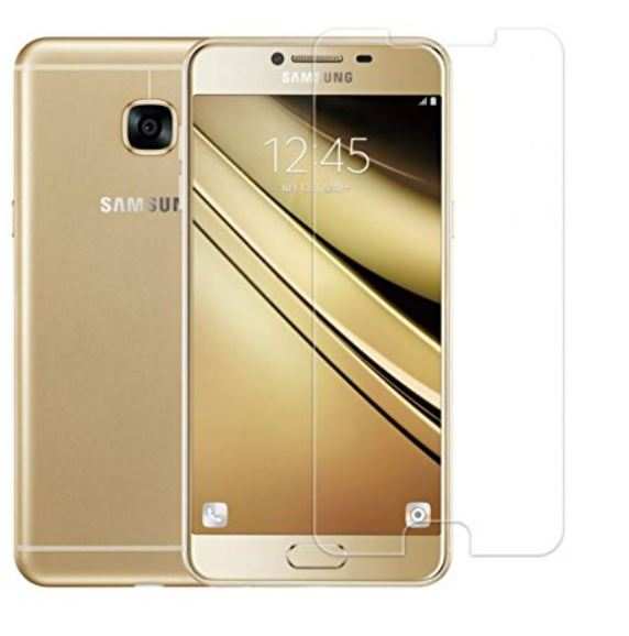 Samsung Galaxy C7 kırılmaz ekran koruyucu cam