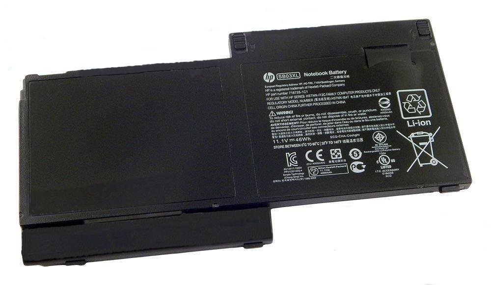 HP SB03XL, HSTNN-IB4T, 717377-001, 11.1V 4000mAh 46Wh EliteBook 720, 820 Orjinal Batarya pil