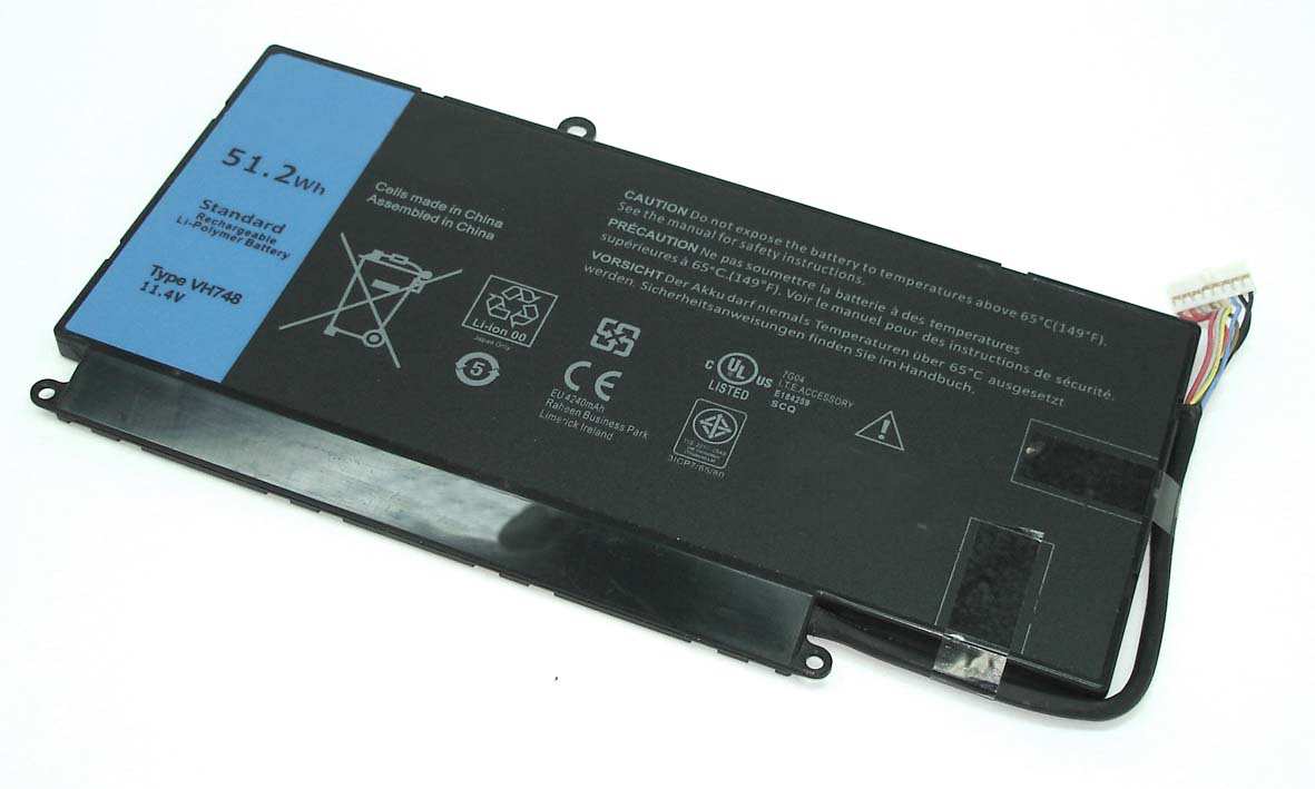 Dell VH748 11.4V 3500mAh (51.2Wh) Batarya Pil